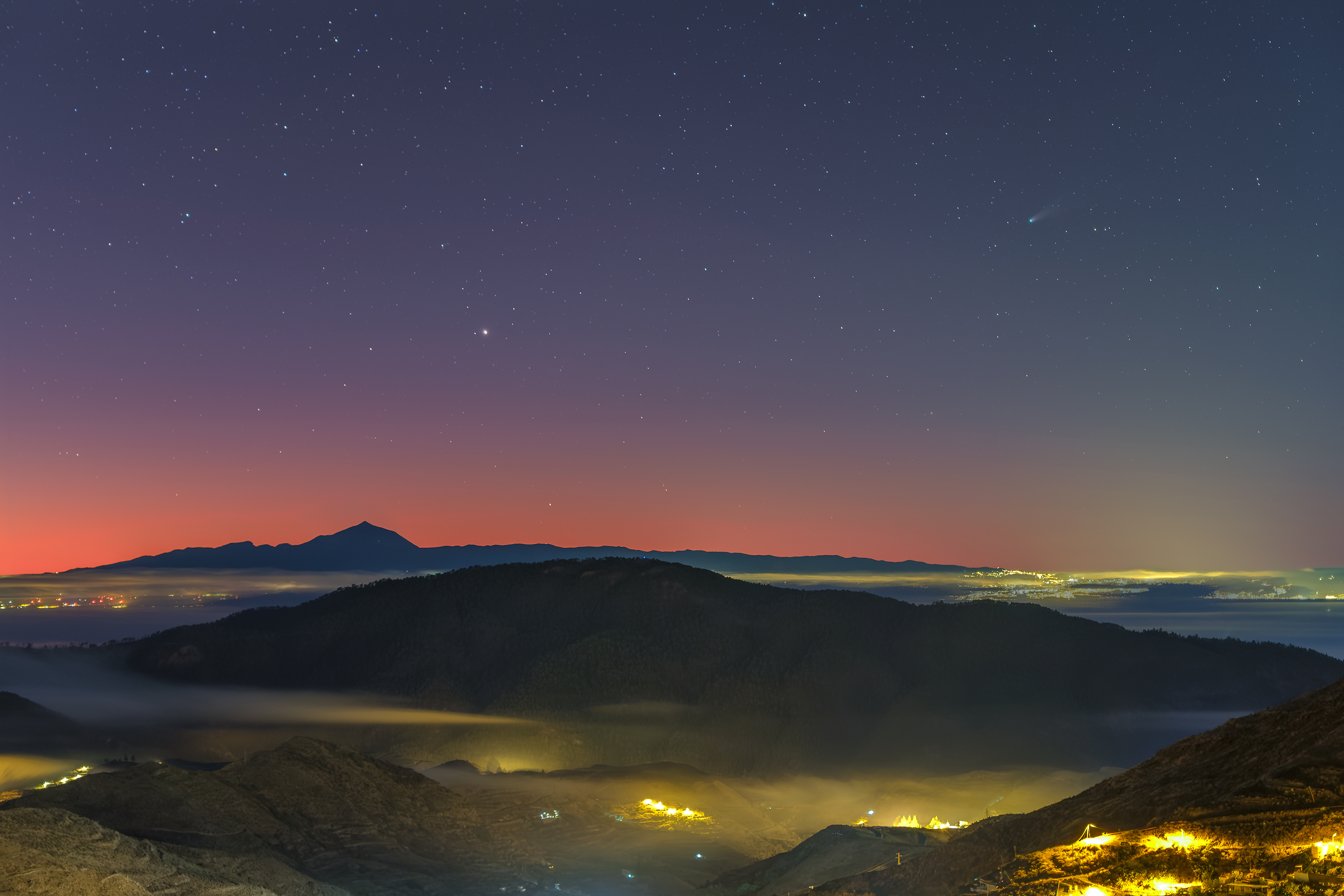 Cometa A6 Lemmon Artenara